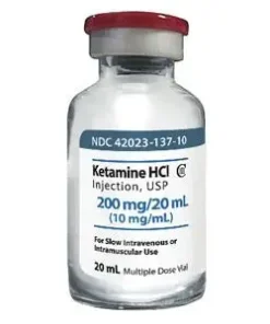 Alternative view of Ketamine Vials